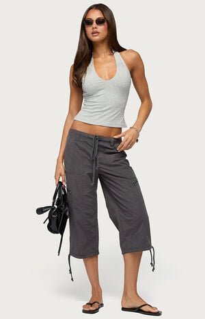 Lilith Cargo Capri Pants image number 5