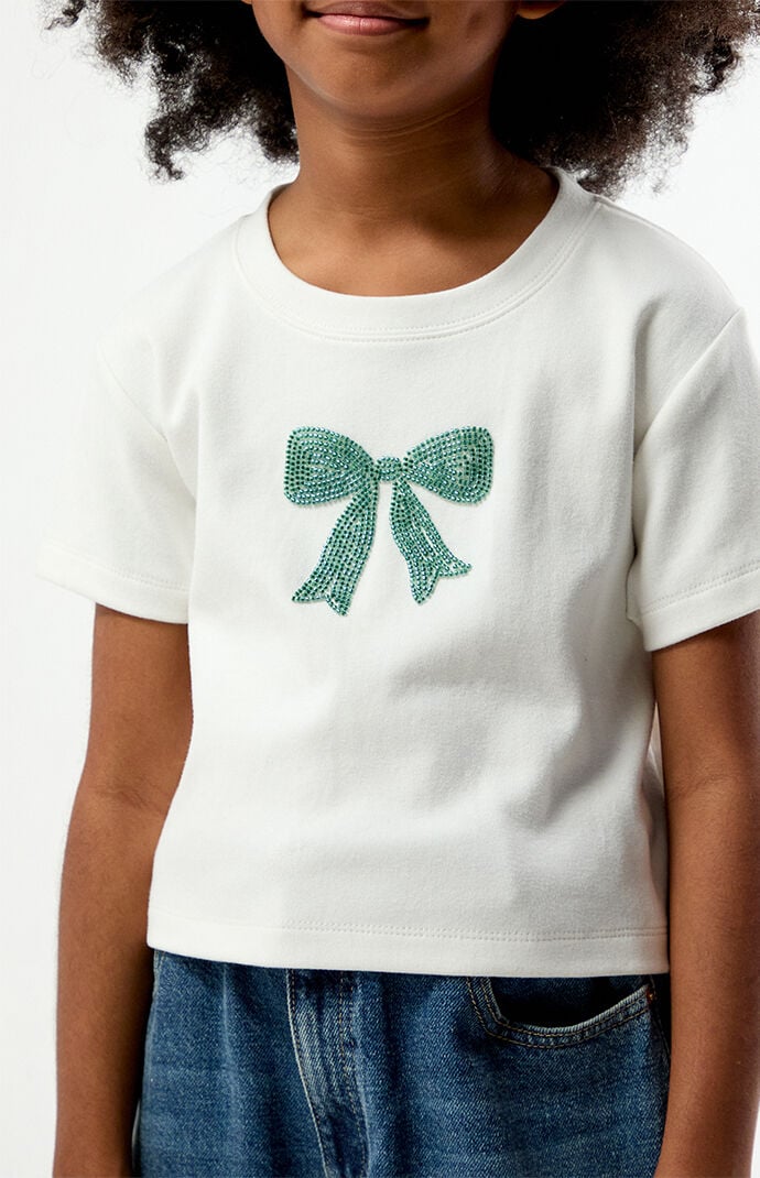 Pacsun Kids Bow Embellished Skimmer T-Shirt