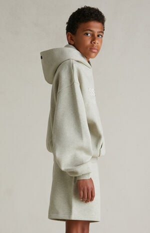 Kids Heather Stone Fleece Hoodie image number 4