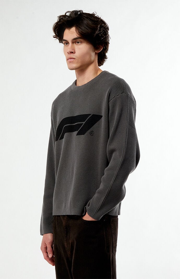 Formula 1 x Pacsun Ribbed Knit Crew Neck Sweater