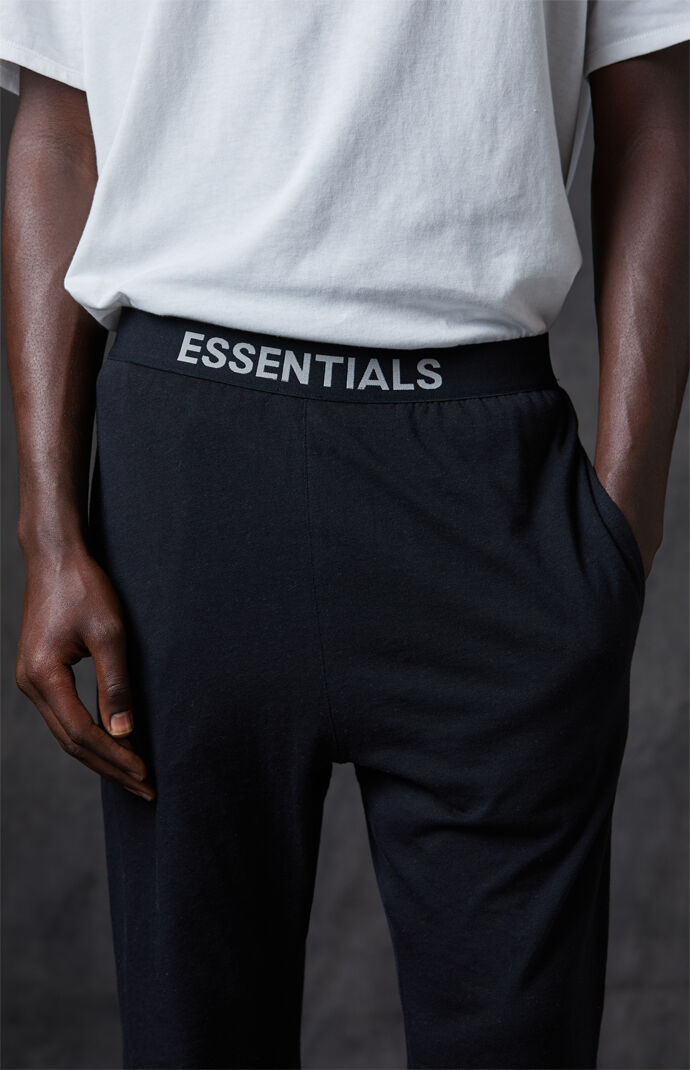 Essentials Black Lounge Pants