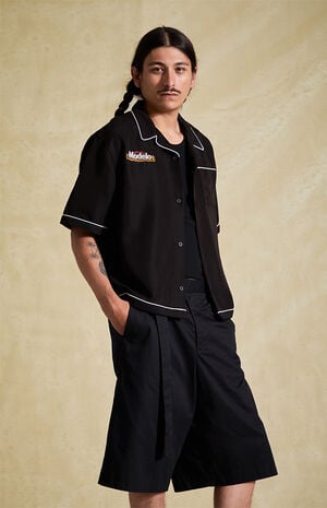 Piping Logo Camp Shirt image number 4