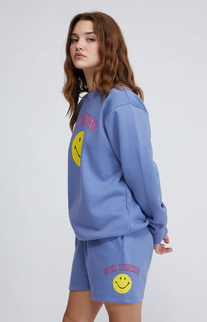 Smile Overthinking Crew Neck Sweatshirt image number 3