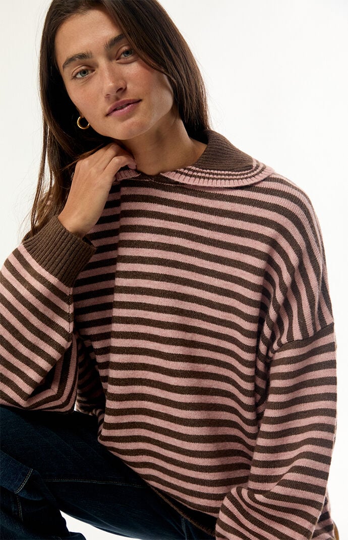 Daisy Street Gelato Striped Sweater