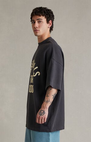 Faded Black Campus '90s Short Sleeve T-Shirt image number 3