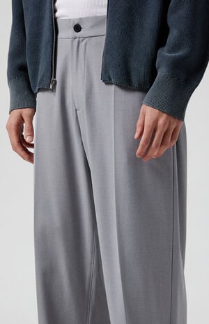 Gray Baggy Trousers image number 5