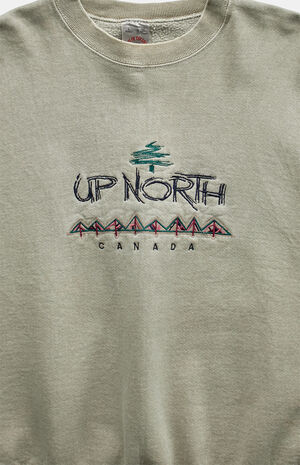90s Up North Canada Crew Neck Sweatshirt image number 4