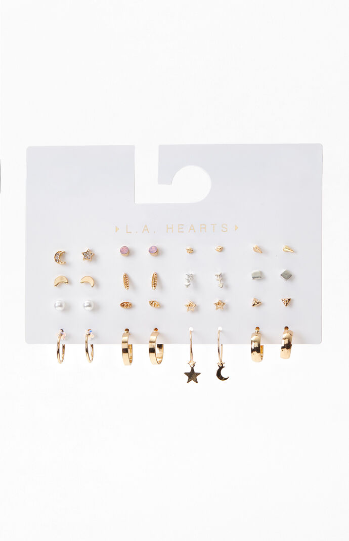 16 Pack Bones Earrings