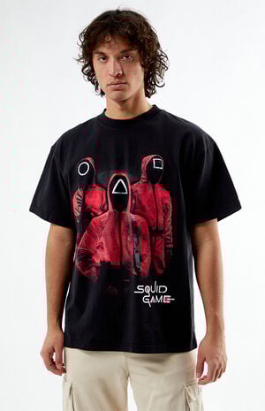 Squid Game Pink Guards T-Shirt image number 1