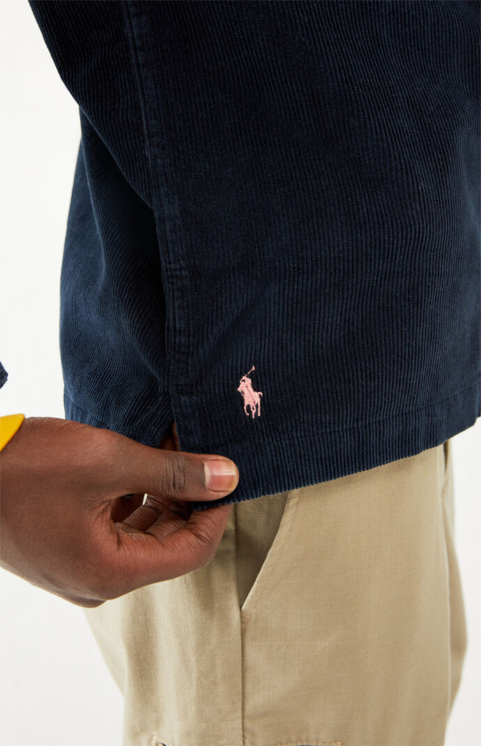 Corduroy Long Sleeve Button Up Shirt