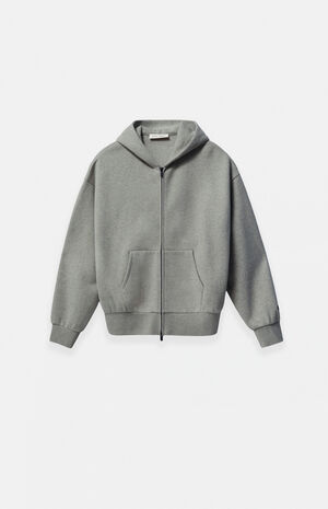 Kids Concrete Heather Full Zip Fleece Hoodie image number 1