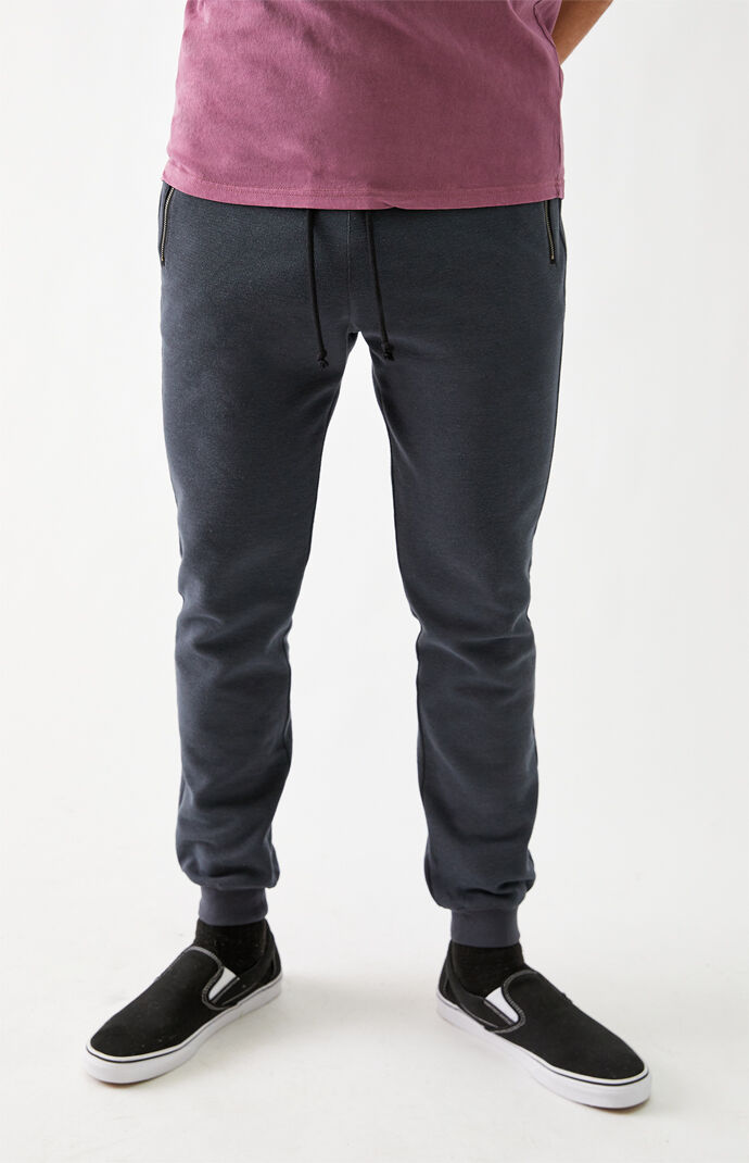 Zip Pocket Paneled Fleece Sweatpants