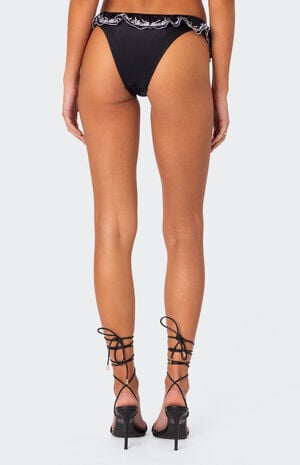 Frilly Cheeky Bikini Bottom image number 5
