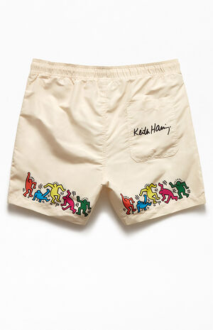 Keith Haring Party 15" Swim Trunks image number 2