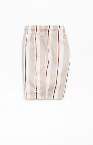 Basket Striped 5" Swim Trunks image number 3