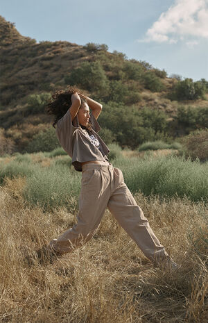 Eco Pleated Corduroy Trousers image number 1