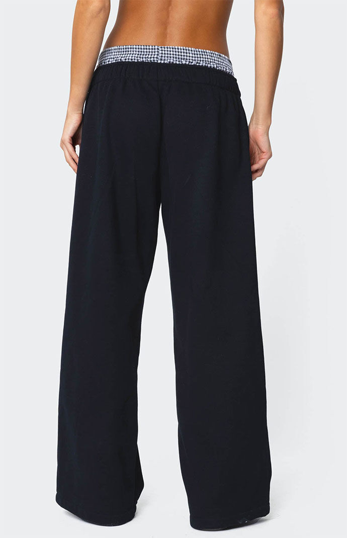 Edikted Gingham Boxer Detail Sweatpants | PacSun