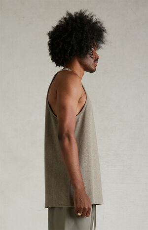Heather Grey Heavy Tank Top image number 3