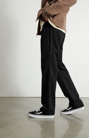 Black Loose Fit Trousers image number 3