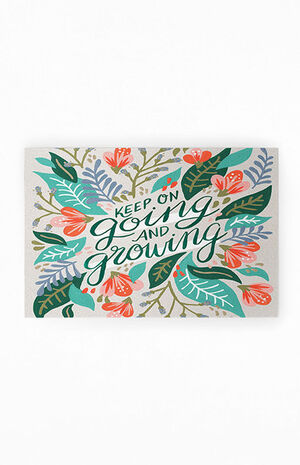 Keep Going Large Welcome Mat image number 1