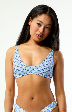 Golden Glow Reversible Scoop Tank Bikini Top image number 3