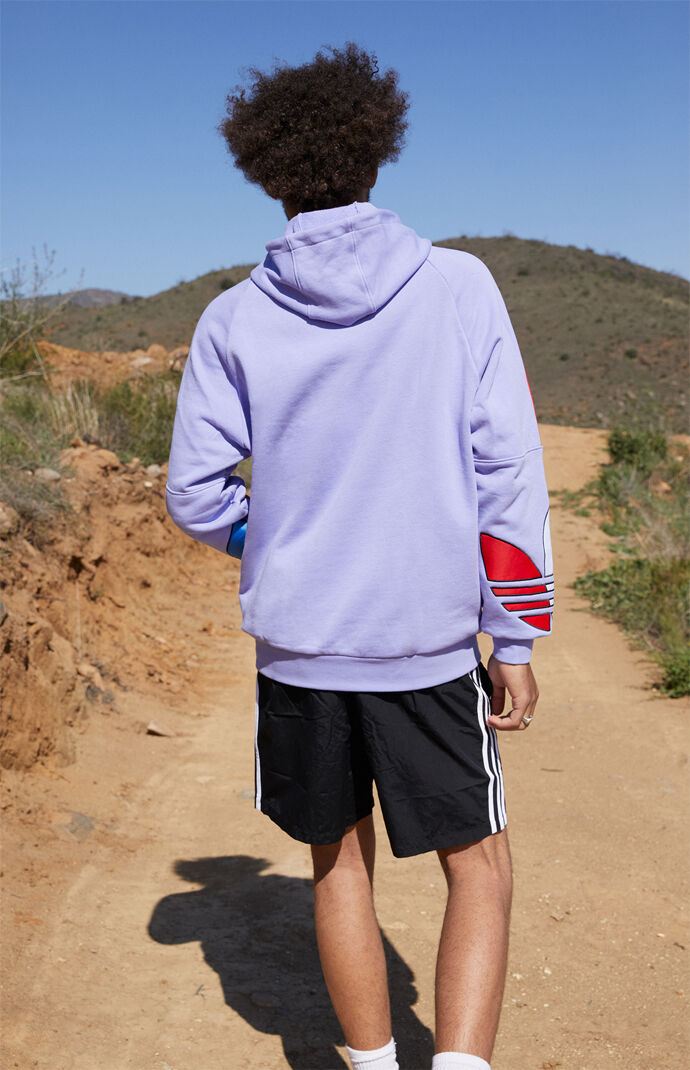 Purple Tricolor Hoodie