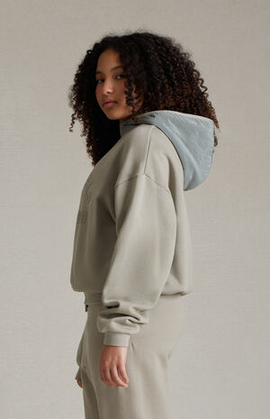 Essentials Seal Nylon Fleece Hoodie image number 2