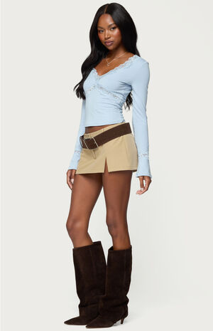 Mathilda Lacey Bell Sleeve Top image number 4