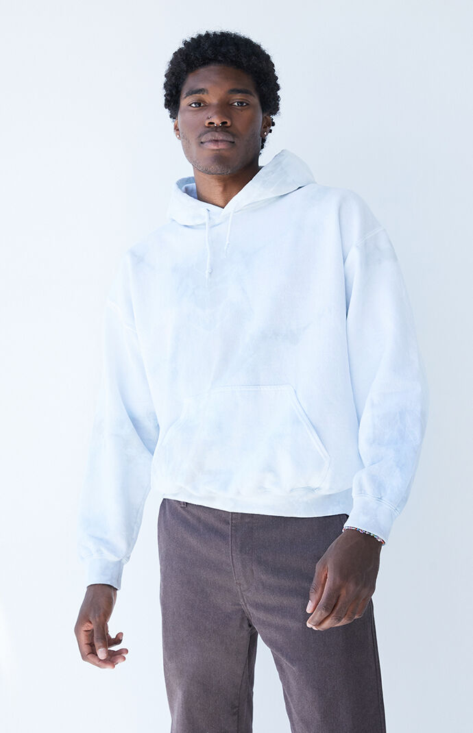 PacSun Gray Crystal Wash Hoodie PacSun
