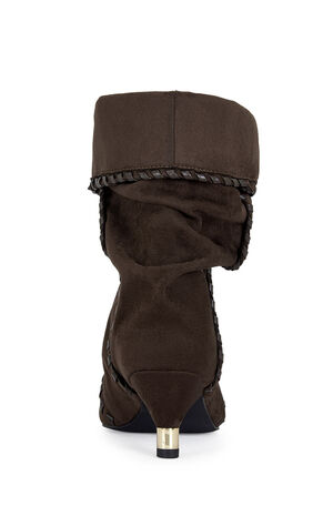 Women's Brown Wink Stiletto Booties image number 3