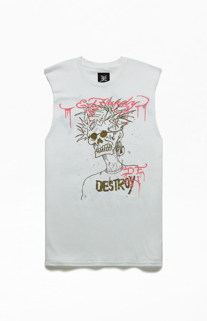 Ed Hardy Punk Skull Muscle Tank Top PacSun