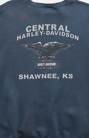 2000s Harley Davidson Navy Crew Neck Sweatshirt image number 3