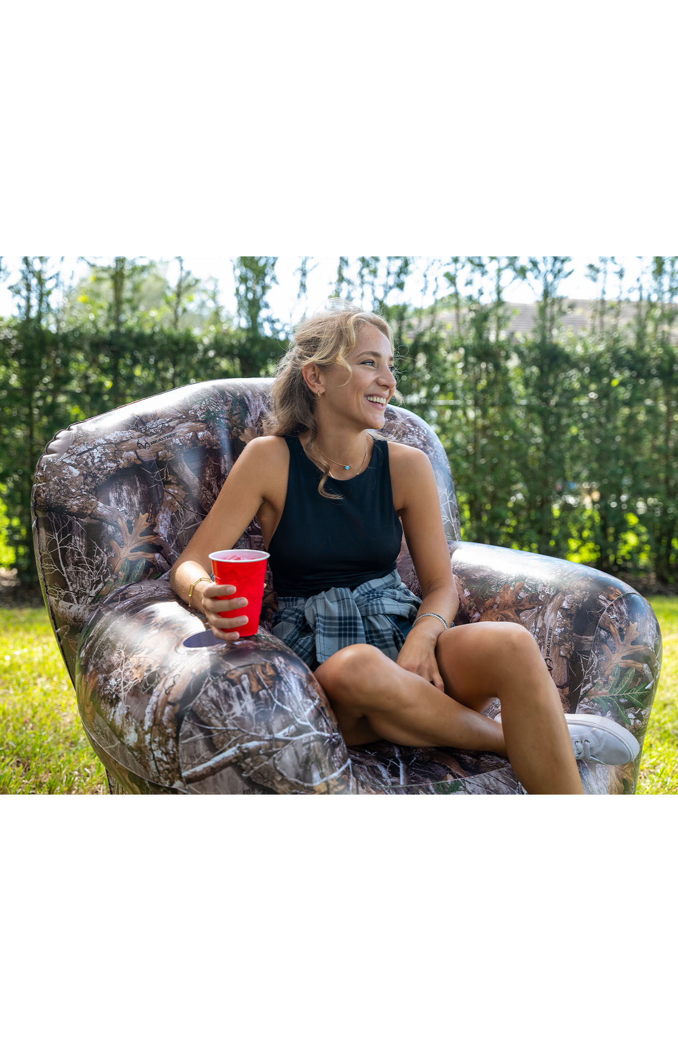PoolCandy Realtree Edge Inflatable Arm Chair | PacSun
