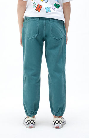 Graphic Denim Joggers image number 3