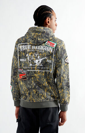 Big T Buddha Camo Full Zip Hoodie image number 2