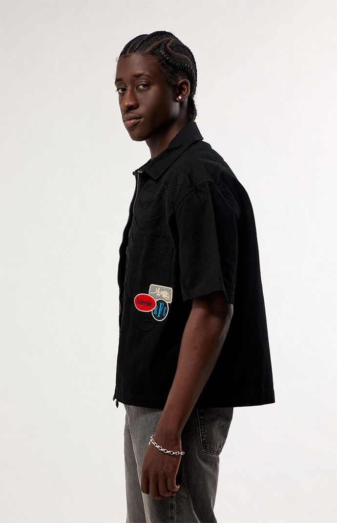 Civil Dealer Vince Zip Up Short Sleeve Shirt | Pacsun
