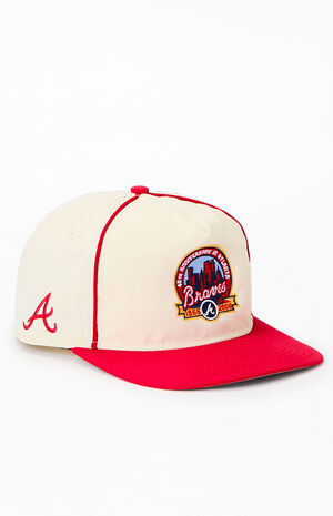 Atlanta Braves 40th Anniversary Nylon Snapback Hat image number 1