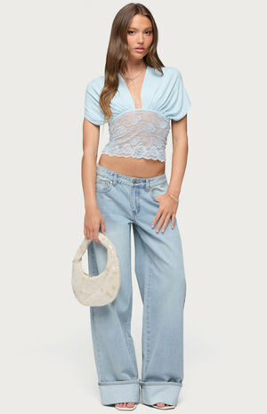 Eloria Lace Tie Top image number 5