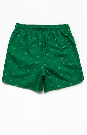 By PacSun Logo AOP 4.5" Swim Trunks image number 2