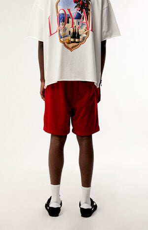 Red Mesh Shorts image number 4