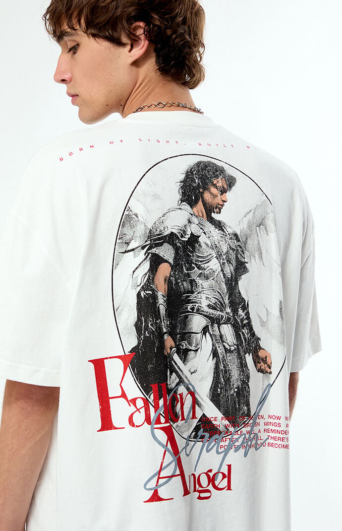 Pacsun Fallen Angel Cropped Boxy T-Shirt | Pacsun