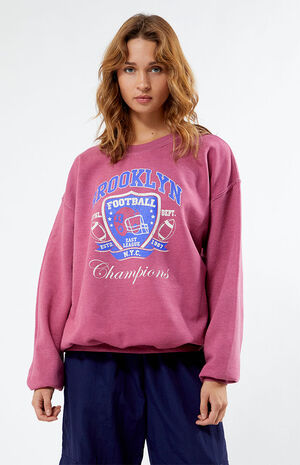 Brooklyn Football Champion Crew Neck Sweatshirt image number 3