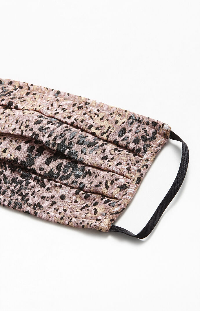 Sand Leopard Face Mask