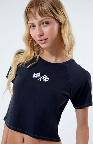 Flag Race Raglan T-Shirt image number 2