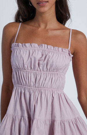 Ruched Tiered Mini Dress image number 2