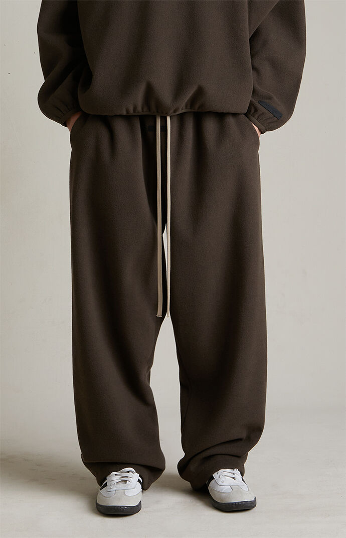 Fear of God Essentials Brown Brushed Yarn Relaxed Sweatpants