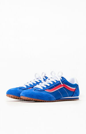 Blue & Red Super Lo Pro Sneakers image number 2