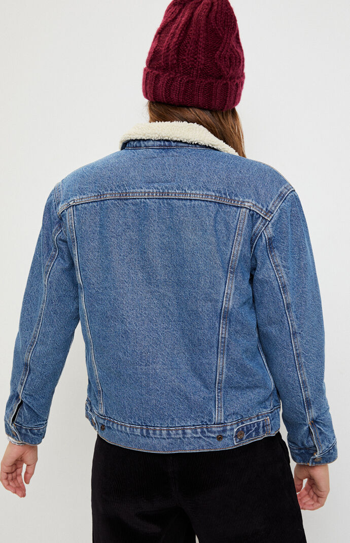 levi's ex boyfriend trucker jacket review
