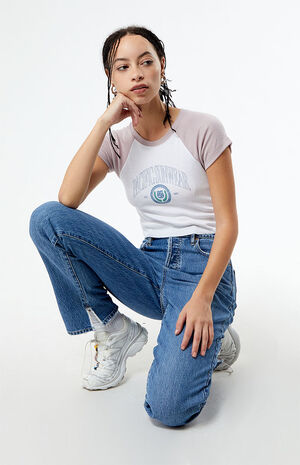 Pacific Sunwear Crest Raglan T-Shirt image number 3