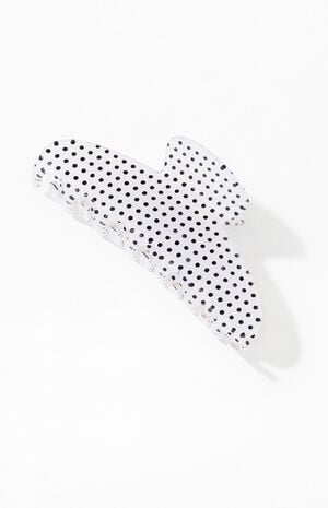 Polka Dot Hair Claw Clip image number 1